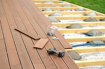 Construction et travaux de terrasse près de Moissac