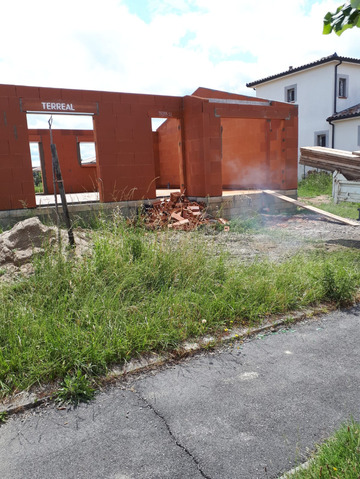 Chantier FRONTON 2 - Travaux maçonnerie - Construction de maison individuelle